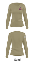 Recruiting and Retention Battalion 2441772 Women's Long Sleeve V-neck Shirt - 92