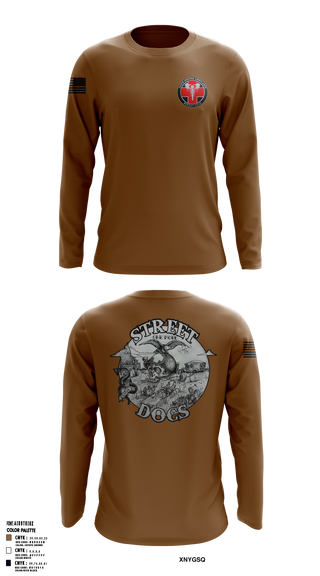 Long Sleeve Performance Shirt, 345th Medical Company Ground Ambulance, , Teamtime, Team time, sublimation, custom sports apparel, team uniforms, spirit wear, spiritwear, sports uniforms, custom shirts, team store, custom team store, fundraiser sports, apparel fundraiser