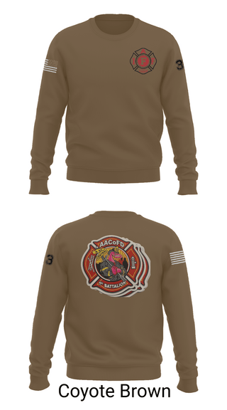 Crew Neck Sweatshirt, Glen Burnie, Fire Department, Teamtime, Team time, sublimation, custom sports apparel, team uniforms, spirit wear, spiritwear, sports uniforms, custom shirts, team store, custom team store, fundraiser sports, apparel fundraiser
