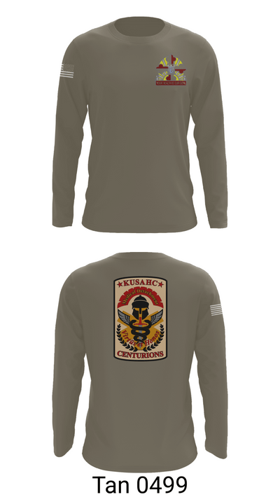 Kirk U.S. Army Health Clinic 36781561 Long Sleeve Performance Shirt 66