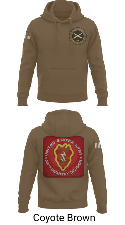 25th infantry division C-Btry 1/8 FA 8241745 Hoodie - 18