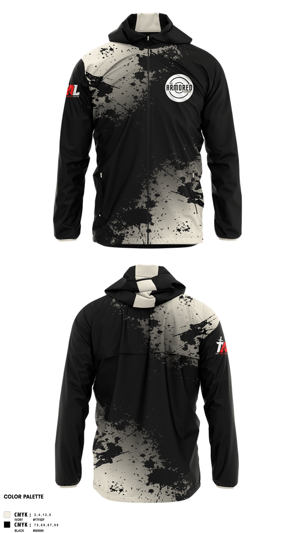 Windbreaker, THE ARMORED LEAGUE, Wrestling, Teamtime, Team time, sublimation, custom sports apparel, team uniforms, spirit wear, spiritwear, sports uniforms, custom shirts, team store, custom team store, fundraiser sports, apparel fundraiser