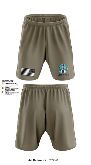 Athletic Shorts With Pockets, Grizzly bay area, , Teamtime, Team time, sublimation, custom sports apparel, team uniforms, spirit wear, spiritwear, sports uniforms, custom shirts, team store, custom team store, fundraiser sports, apparel fundraiser