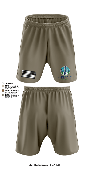 Grizzly Bay Area Athletic Shorts With Pockets - 3