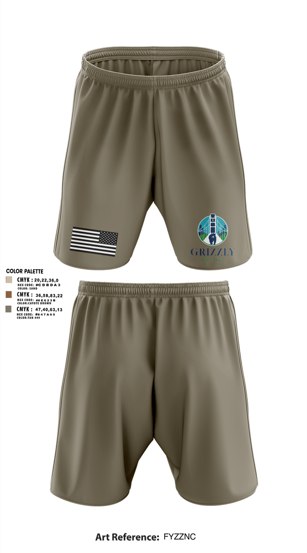 Athletic Shorts With Pockets, Grizzly bay area, , Teamtime, Team time, sublimation, custom sports apparel, team uniforms, spirit wear, spiritwear, sports uniforms, custom shirts, team store, custom team store, fundraiser sports, apparel fundraiser