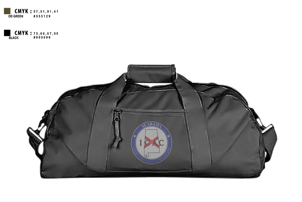 Duffle Bag, Alabama ICAC, , Teamtime, Team time, sublimation, custom sports apparel, team uniforms, spirit wear, spiritwear, sports uniforms, custom shirts, team store, custom team store, fundraiser sports, apparel fundraiser