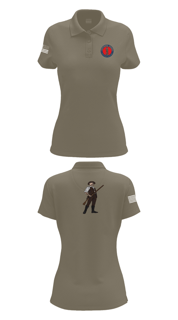 Womens Short Sleeve Performance Polo, , National Guard, Teamtime, Team time, sublimation, custom sports apparel, team uniforms, spirit wear, spiritwear, sports uniforms, custom shirts, team store, custom team store, fundraiser sports, apparel fundraiser