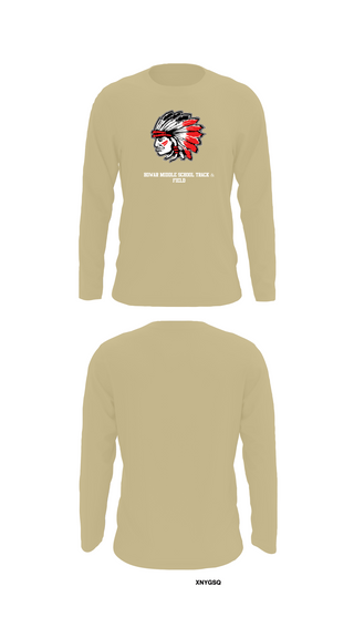 Long Sleeve Performance Shirt, Howar Middle School Track & Field, Track & Field, Teamtime, Team time, sublimation, custom sports apparel, team uniforms, spirit wear, spiritwear, sports uniforms, custom shirts, team store, custom team store, fundraiser sports, apparel fundraiser