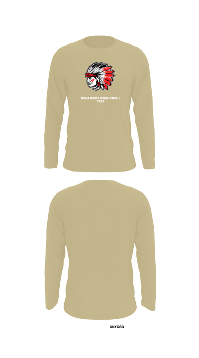 Howar Middle School Track & Field 69714419 Long Sleeve Performance Shirt 37