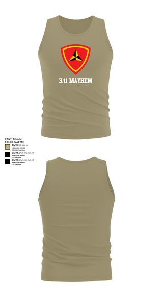 Tank Top, 3/11 Mayhem, , Teamtime, Team time, sublimation, custom sports apparel, team uniforms, spirit wear, spiritwear, sports uniforms, custom shirts, team store, custom team store, fundraiser sports, apparel fundraiser
