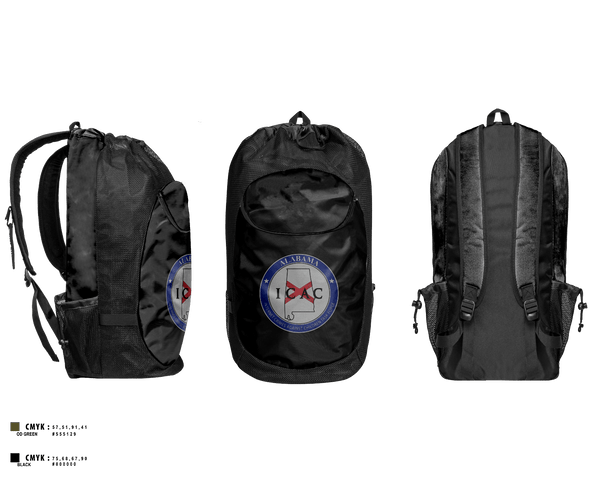 Gear Bag, Alabama ICAC, , Teamtime, Team time, sublimation, custom sports apparel, team uniforms, spirit wear, spiritwear, sports uniforms, custom shirts, team store, custom team store, fundraiser sports, apparel fundraiser