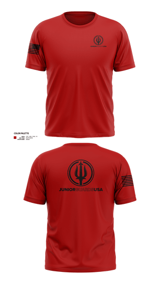 Old School Cotton Feel Shirt, Junior Guards USA, Swimming, Teamtime, Team time, sublimation, custom sports apparel, team uniforms, spirit wear, spiritwear, sports uniforms, custom shirts, team store, custom team store, fundraiser sports, apparel fundraiser