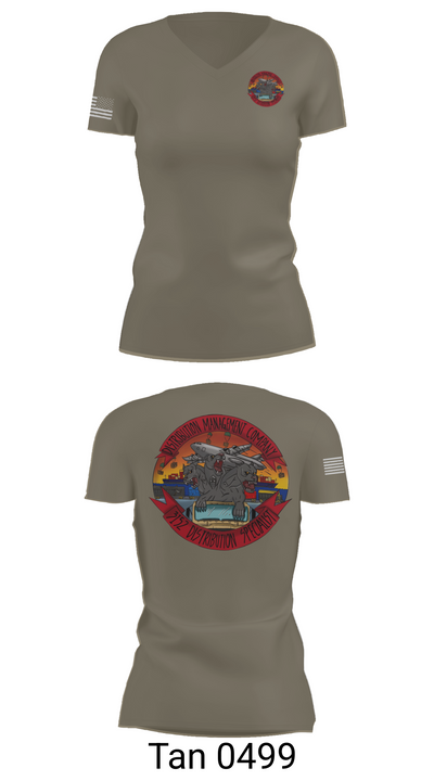 Distribution Management Instructional Company 92076770 Women's Short Sleeve V-neck Shirt - 68
