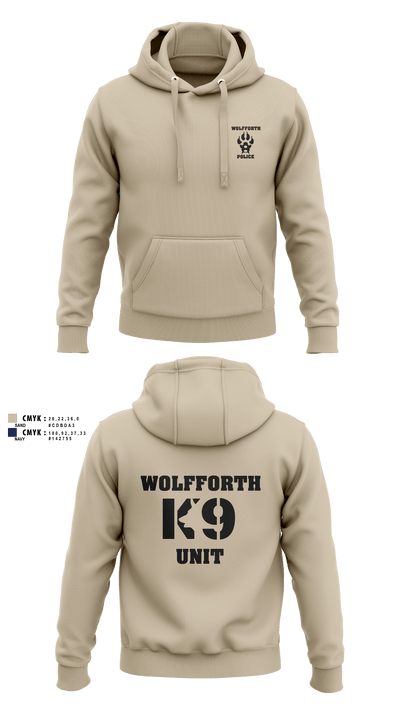 Wolfforth Police Department 49517107 Hoodie - 4
