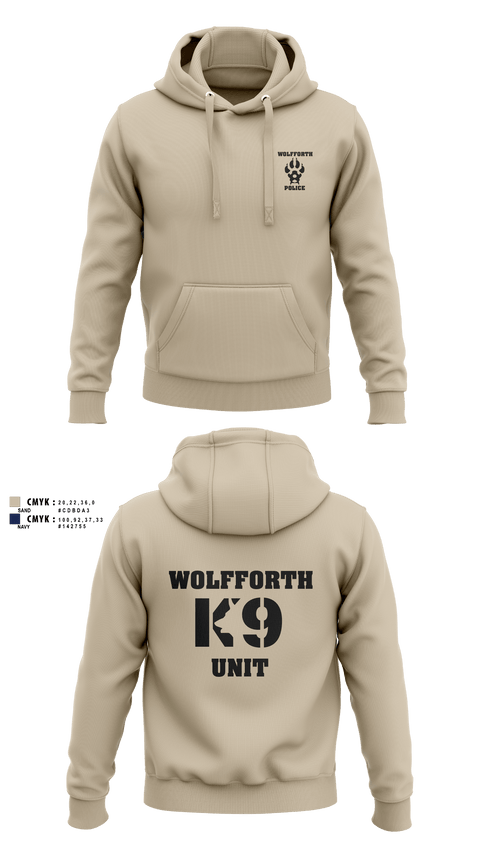 Hoodie, Wolfforth Police Department, Police, Teamtime, Team time, sublimation, custom sports apparel, team uniforms, spirit wear, spiritwear, sports uniforms, custom shirts, team store, custom team store, fundraiser sports, apparel fundraiser