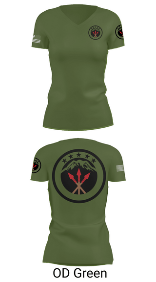 Womens Short Sleeve Vneck Shirt, 593rd esc, , Teamtime, Team time, sublimation, custom sports apparel, team uniforms, spirit wear, spiritwear, sports uniforms, custom shirts, team store, custom team store, fundraiser sports, apparel fundraiser