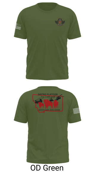 Old School Cotton Feel Shirt, E co. 1-189th, , Teamtime, Team time, sublimation, custom sports apparel, team uniforms, spirit wear, spiritwear, sports uniforms, custom shirts, team store, custom team store, fundraiser sports, apparel fundraiser