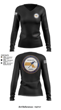 NEMLEC Women's Long Sleeve V-neck Shirt - 2