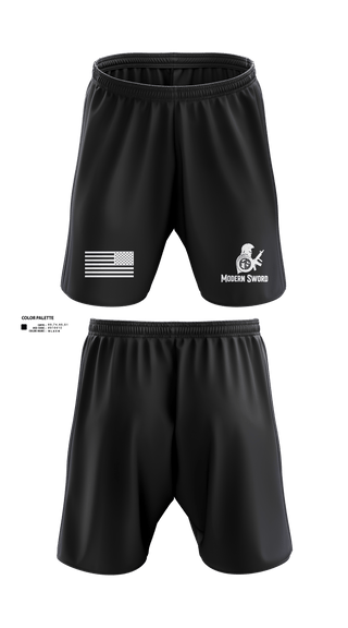 Athletic Shorts With Pockets, Modern Sword, , Teamtime, Team time, sublimation, custom sports apparel, team uniforms, spirit wear, spiritwear, sports uniforms, custom shirts, team store, custom team store, fundraiser sports, apparel fundraiser
