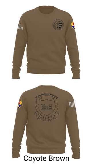 Crew Neck Sweatshirt, 132d MRBC, 579th EN BN, 49th MP DIV, , Teamtime, Team time, sublimation, custom sports apparel, team uniforms, spirit wear, spiritwear, sports uniforms, custom shirts, team store, custom team store, fundraiser sports, apparel fundraiser