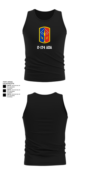 Tank Top, 2-174 ADA, Army, Teamtime, Team time, sublimation, custom sports apparel, team uniforms, spirit wear, spiritwear, sports uniforms, custom shirts, team store, custom team store, fundraiser sports, apparel fundraiser