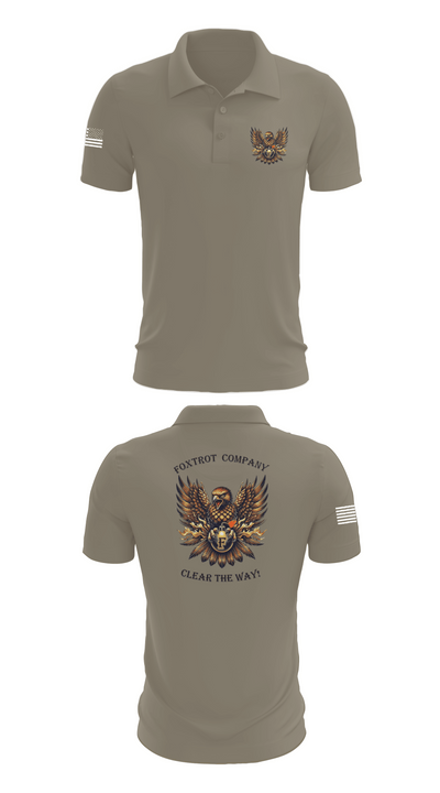 Foxtrot Company, 832nd OD BN 51500889 Short Sleeve Performance Polo - 67