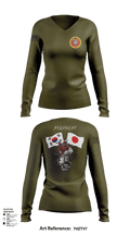 3/11 Mayhem 49305412 Women's Long Sleeve V-neck Shirt - 102