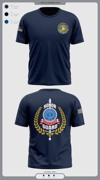 Twu Local 100 Ceremonial Unit & Honor Guard 29961130 Short Sleeve Performance Shirt - 1