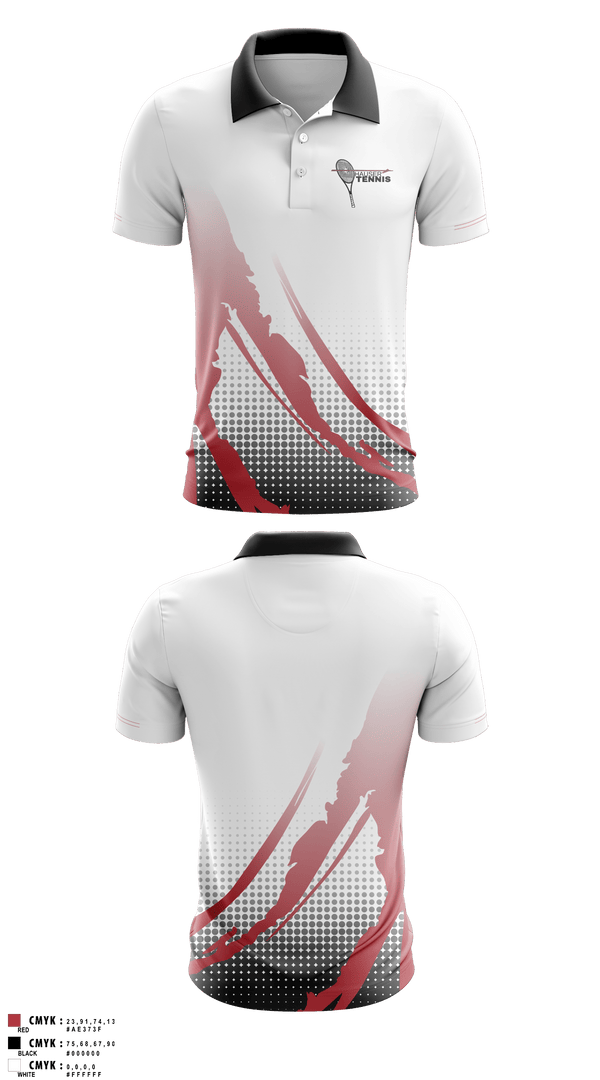 Short Sleeve Performance Polo, Hauser High School Tennis, Tennis, Teamtime, Team time, sublimation, custom sports apparel, team uniforms, spirit wear, spiritwear, sports uniforms, custom shirts, team store, custom team store, fundraiser sports, apparel fundraiser