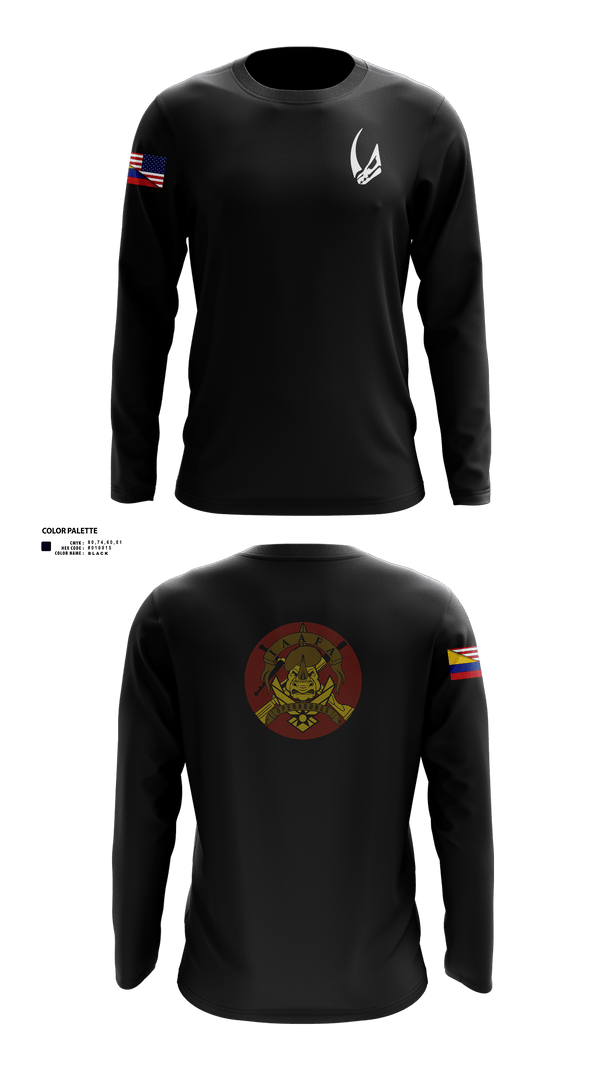 Long Sleeve Performance Shirt, 837 TRS Rhinos, Air Force, Teamtime, Team time, sublimation, custom sports apparel, team uniforms, spirit wear, spiritwear, sports uniforms, custom shirts, team store, custom team store, fundraiser sports, apparel fundraiser