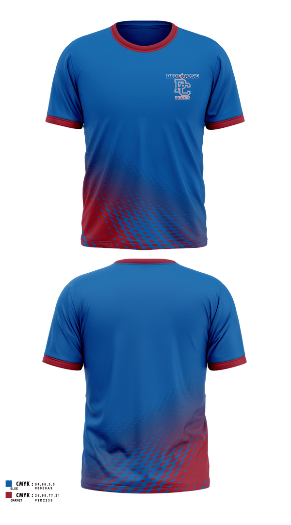 Short Sleeve Performance Shirt, Presbyterian College Men's Tennis, Tennis, Teamtime, Team time, sublimation, custom sports apparel, team uniforms, spirit wear, spiritwear, sports uniforms, custom shirts, team store, custom team store, fundraiser sports, apparel fundraiser