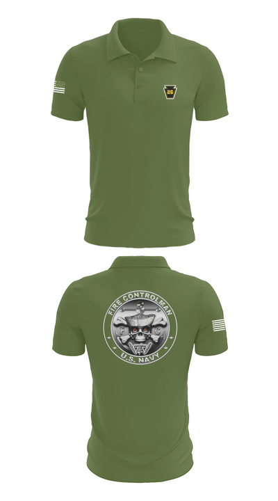 Fire Controlman 9511626 Short Sleeve Performance Polo - 45