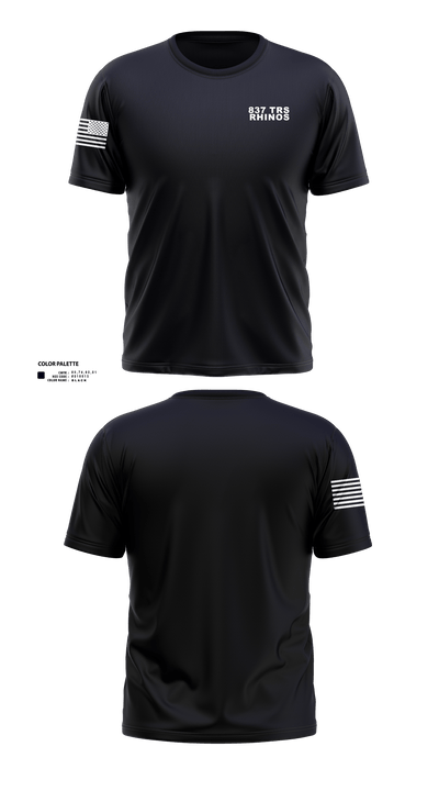 837 TRS Rhinos 90584880 Short Sleeve Performance Shirt - 1