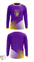Mendota High School Track and Field 70023215 Long Sleeve Performance Shirt 1