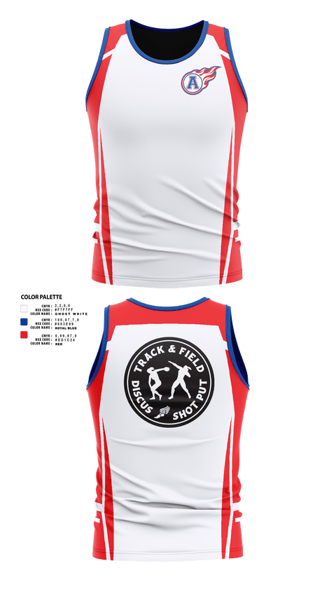 Mens Track Singlet, Blue comets, Track & Field, Teamtime, Team time, sublimation, custom sports apparel, team uniforms, spirit wear, spiritwear, sports uniforms, custom shirts, team store, custom team store, fundraiser sports, apparel fundraiser