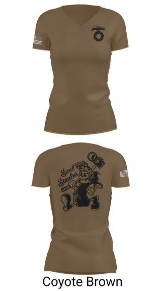 Womens Short Sleeve Vneck Shirt, MCAGCC COMMSTRAT, , Teamtime, Team time, sublimation, custom sports apparel, team uniforms, spirit wear, spiritwear, sports uniforms, custom shirts, team store, custom team store, fundraiser sports, apparel fundraiser