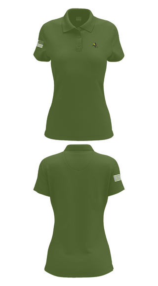 Womens Short Sleeve Performance Polo, 124th ATKS, , Teamtime, Team time, sublimation, custom sports apparel, team uniforms, spirit wear, spiritwear, sports uniforms, custom shirts, team store, custom team store, fundraiser sports, apparel fundraiser