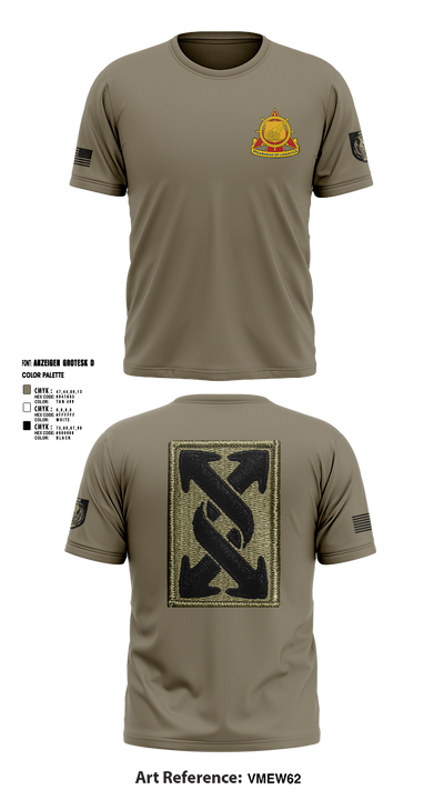 441st transportation company 24339398 Short Sleeve Performance Shirt - 2