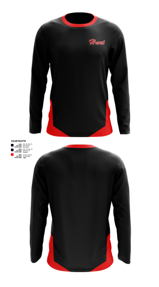 Long Sleeve Performance Shirt, William S Hart Baseball and Softball, Baseball, Teamtime, Team time, sublimation, custom sports apparel, team uniforms, spirit wear, spiritwear, sports uniforms, custom shirts, team store, custom team store, fundraiser sports, apparel fundraiser