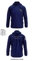 San Marcos Police Drone Unit 43960495 Windbreaker - 8