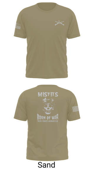 Old School Cotton Feel Shirt, 4th platoon misfits, Army, Teamtime, Team time, sublimation, custom sports apparel, team uniforms, spirit wear, spiritwear, sports uniforms, custom shirts, team store, custom team store, fundraiser sports, apparel fundraiser