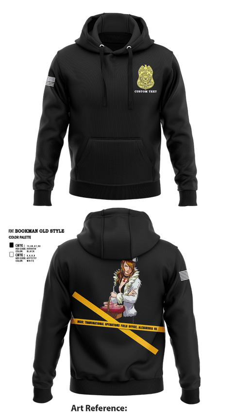Hoodie, Defense Criminal Investigative Service Transnational Operations Field Office Alexandria VA, , Teamtime, Team time, sublimation, custom sports apparel, team uniforms, spirit wear, spiritwear, sports uniforms, custom shirts, team store, custom team store, fundraiser sports, apparel fundraiser