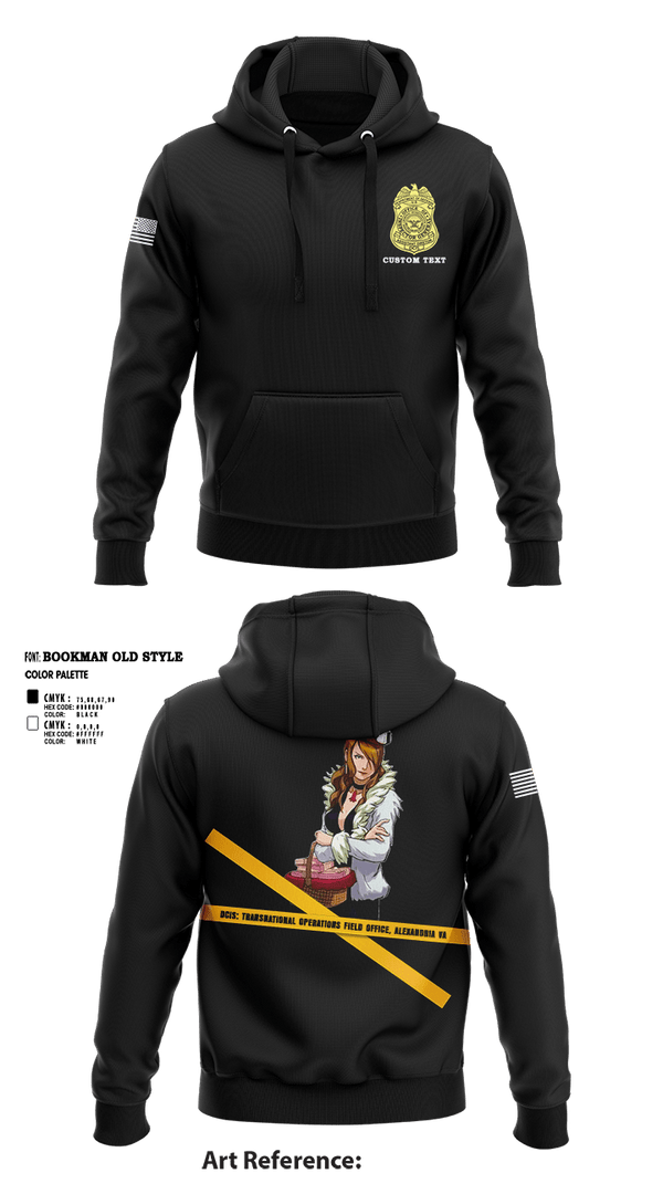 Hoodie, Defense Criminal Investigative Service Transnational Operations Field Office Alexandria VA, , Teamtime, Team time, sublimation, custom sports apparel, team uniforms, spirit wear, spiritwear, sports uniforms, custom shirts, team store, custom team store, fundraiser sports, apparel fundraiser