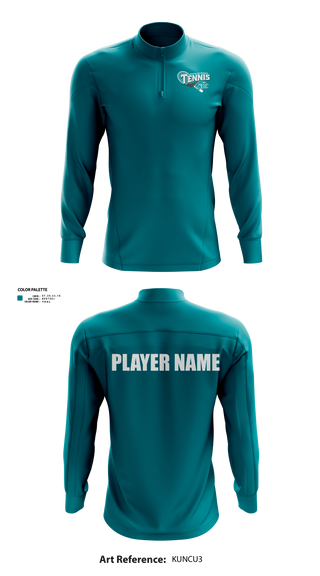 Quarter Zip Jacket, Bonney Lake Panthers Tennis, Tennis, Teamtime, Team time, sublimation, custom sports apparel, team uniforms, spirit wear, spiritwear, sports uniforms, custom shirts, team store, custom team store, fundraiser sports, apparel fundraiser