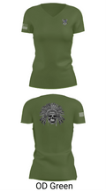 2-23IN CRAZYHORSE CO. 51563719 Women's Short Sleeve V-neck Shirt - 48