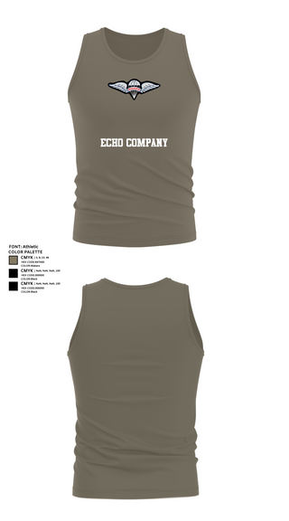 Tank Top, Echo Company, , Teamtime, Team time, sublimation, custom sports apparel, team uniforms, spirit wear, spiritwear, sports uniforms, custom shirts, team store, custom team store, fundraiser sports, apparel fundraiser