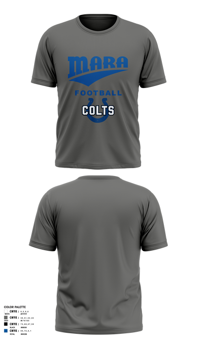 Mara Colts Short Sleeve Performance Shirt - 12