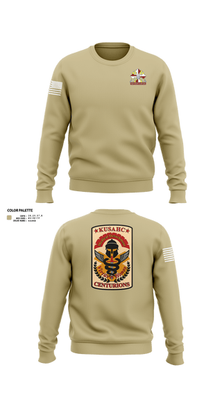 Crew Neck Sweatshirt, Kirk U.S. Army Health Clinic, , Teamtime, Team time, sublimation, custom sports apparel, team uniforms, spirit wear, spiritwear, sports uniforms, custom shirts, team store, custom team store, fundraiser sports, apparel fundraiser