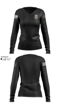 fallon-army-recruiting-station Women's Long Sleeve V-neck Shirt - 7