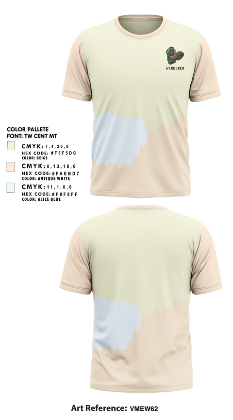 Short Sleeve Performance Shirt, Wanderer, Cross Country, Teamtime, Team time, sublimation, custom sports apparel, team uniforms, spirit wear, spiritwear, sports uniforms, custom shirts, team store, custom team store, fundraiser sports, apparel fundraiser